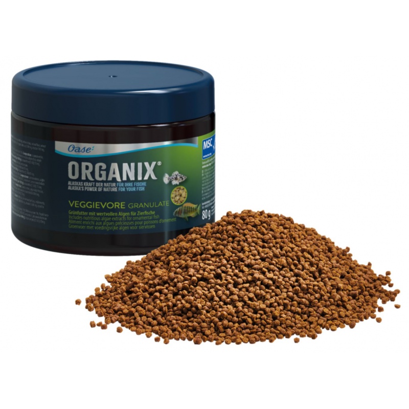 Oase Organix Veggievore Granule 150ml - pokarm duże granulki dla ryb