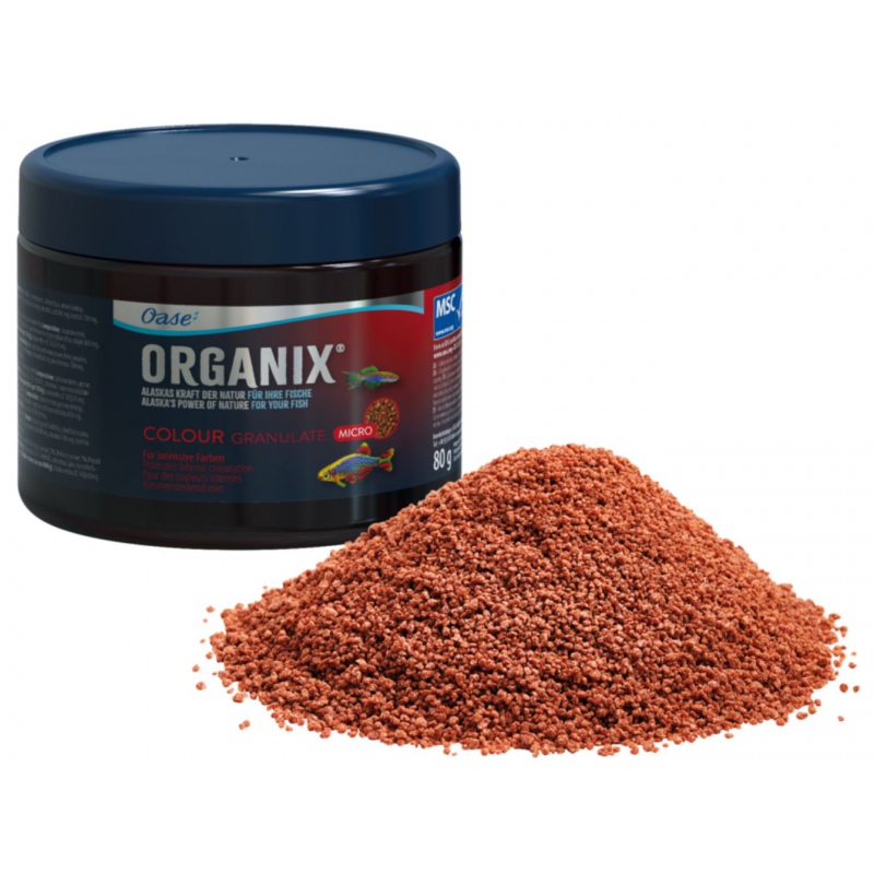 Oase Organix Colour Micro 150ml - pokarm mikro granulki dla ryb wybarwiający