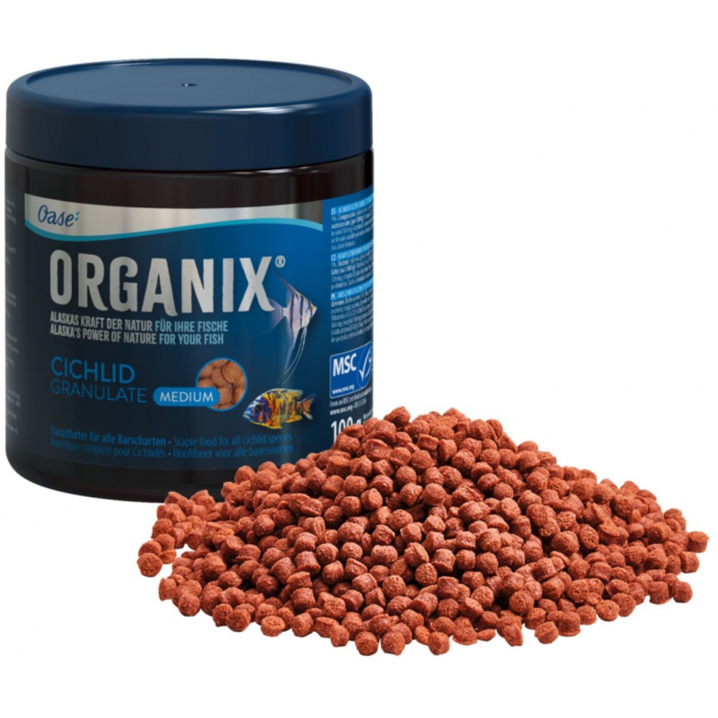 Oase Organix Cichild Granules M 250ml - pokarm duże granulki dla pielęgnic