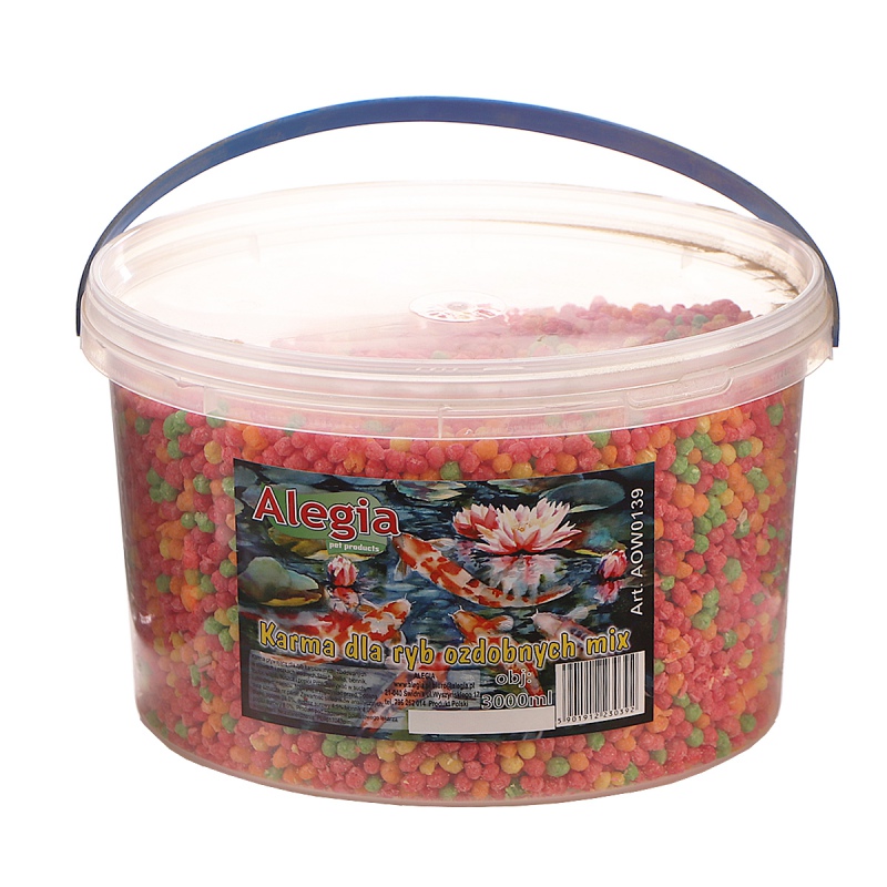 Alegia Koi Mix Kugeln - Futter für Zierfische 3L