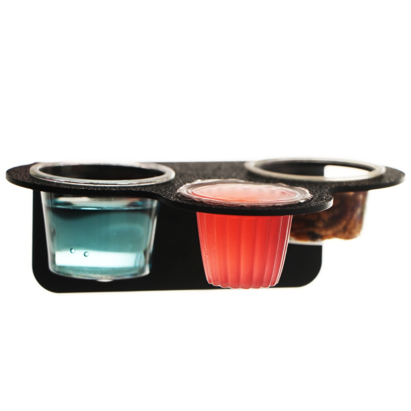 Terrario Gecko Bar Trio Black - Hanging Bowl