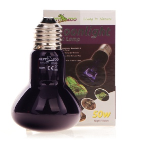 Repti-Zoo Moonlight Heat 50W - Night Bulb