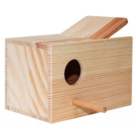 Houten vogelhuisje 20x13x13cm