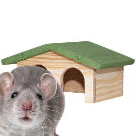 Деревянный домик для грызунов Nature Mouse Home M