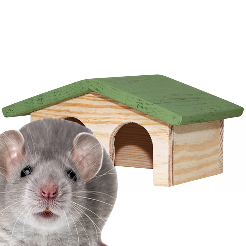 Nature Mouse Home M - Wooden House for Rodents