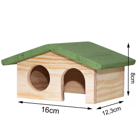 Nature Mouse Home M - Drewniany Domek dla Gryzoni