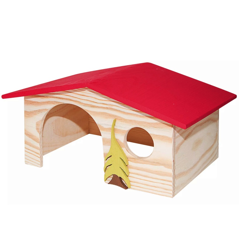 Wooden House for Rodents - Nature Piggy Home