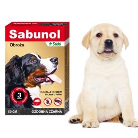 Colar Sabunol Protect 50cm para cães