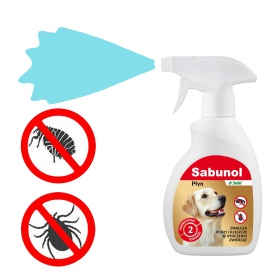 Sabunol Spray 250ml - Combate Pulgas e Carrapatos