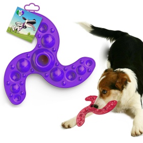 Fresbee Ninja para cães - Brincadeira ao ar livre