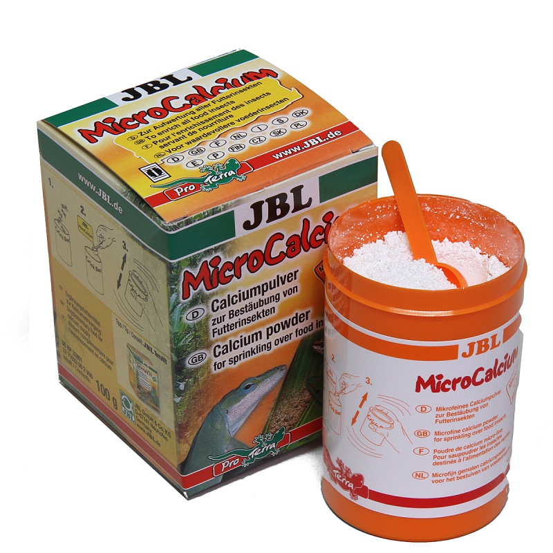 JBL MicroCalcium 100g - добавка для ящірок