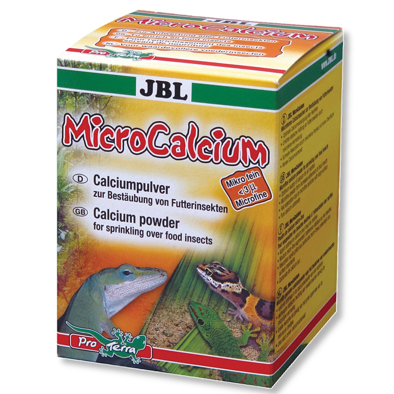 JBL MicroCalcium 100g pour reptiles