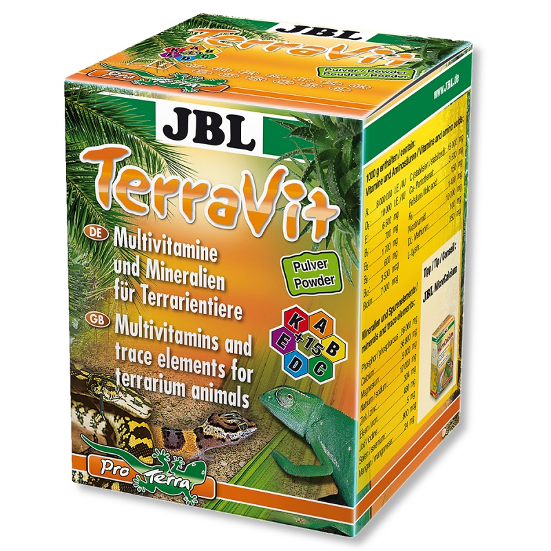 JBL TerraVit maistas ropliams