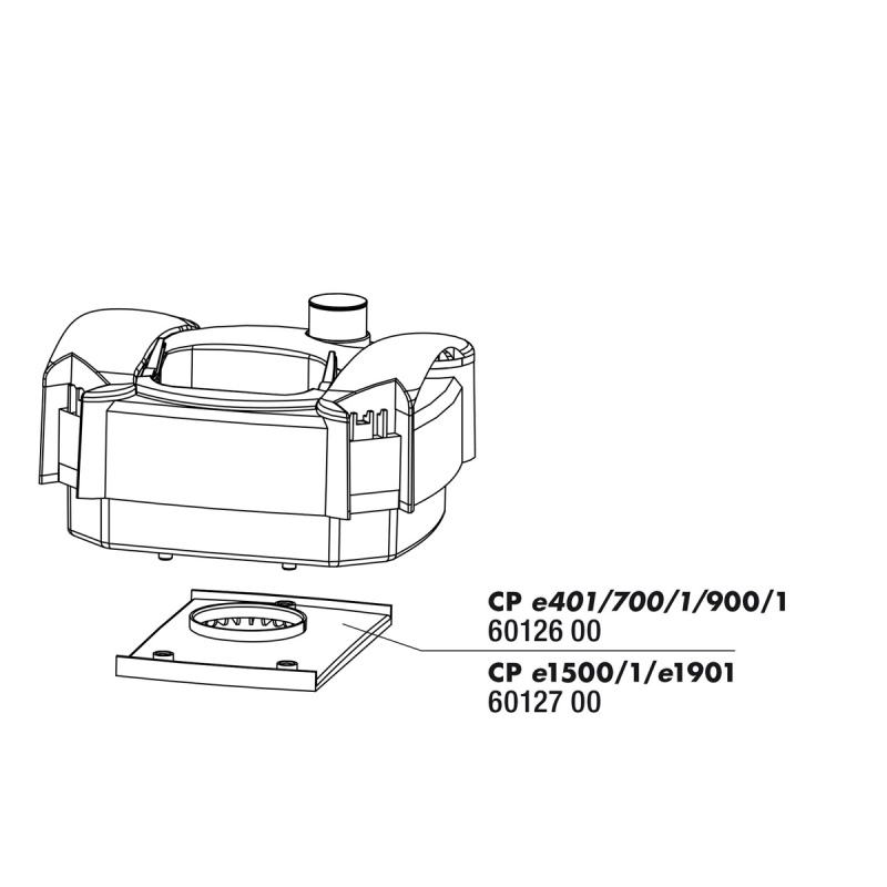 JBL CP e1500/e1900 - Filterhalterung