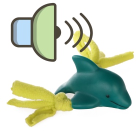 Lupipets Dog Toy Super Dolphin 7cm