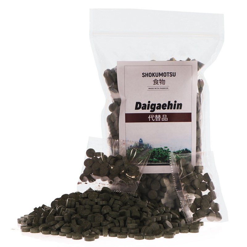 SHOKUMOTSU Daigaehin 75 ml - spirulina i pokarm roślinny w tabletkach