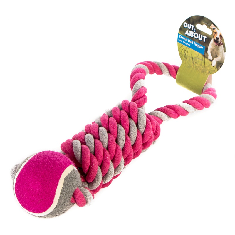 HappyPet Tennis Ball Tugger - Jouet pour chien