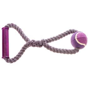 HappyPet Knots - Pelota de tenis con cuerda