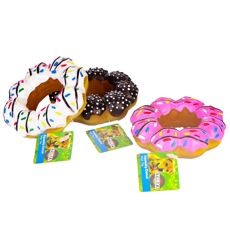 HappyPet Vinyl Donut - Dog Toy