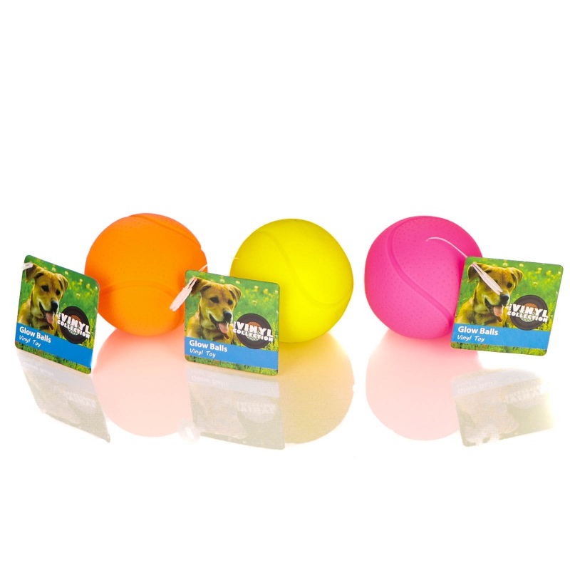 HappyPet Glow Balls - Piszcząca Piłka dla Psów