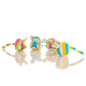 HappyPet Candy Stripe pehme hiir kassidele