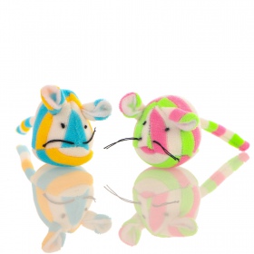 HappyPet Candy Stripe Mice for cats