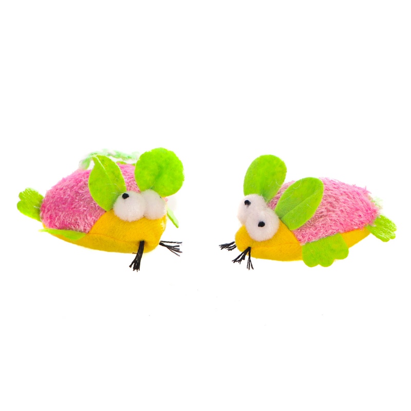 HappyPet Fuzzy Mice - Pieni pehmohiiri kissoille