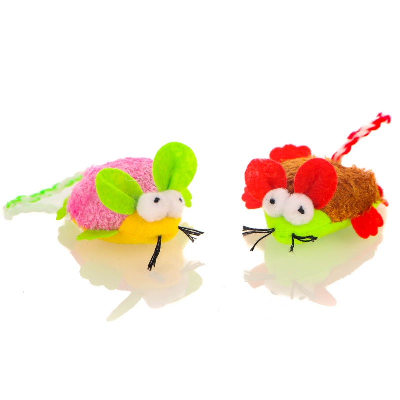 HappyPet Fuzzy Mice - Pieni pehmohiiri kissoille