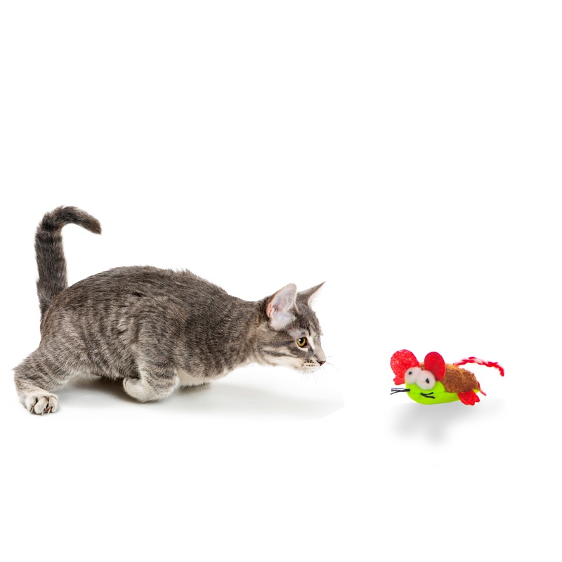 HappyPet Fuzzy Mice - muis voor de kat