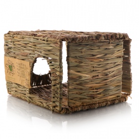 Natural Grass House for Rodents - Large