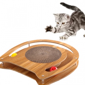 HappyPet Griffoir pour chat avec balles