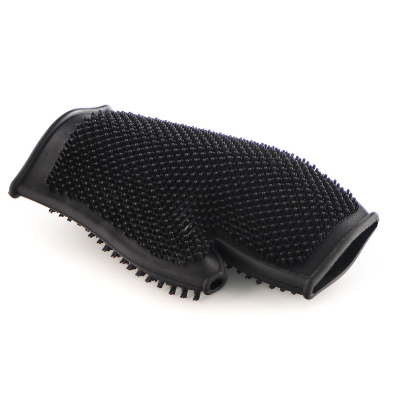 Groom Dog Rubber Mitt - grooming mitt for brushing