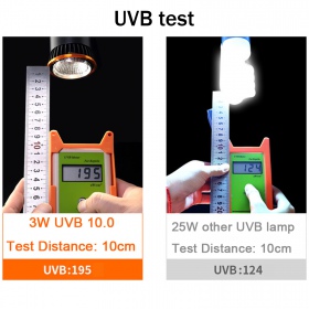 Lâmpada LED UVB 10.0 3W para répteis