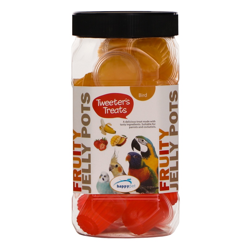 HappyPet Tweeter's Treats Fruity Jelly Pots