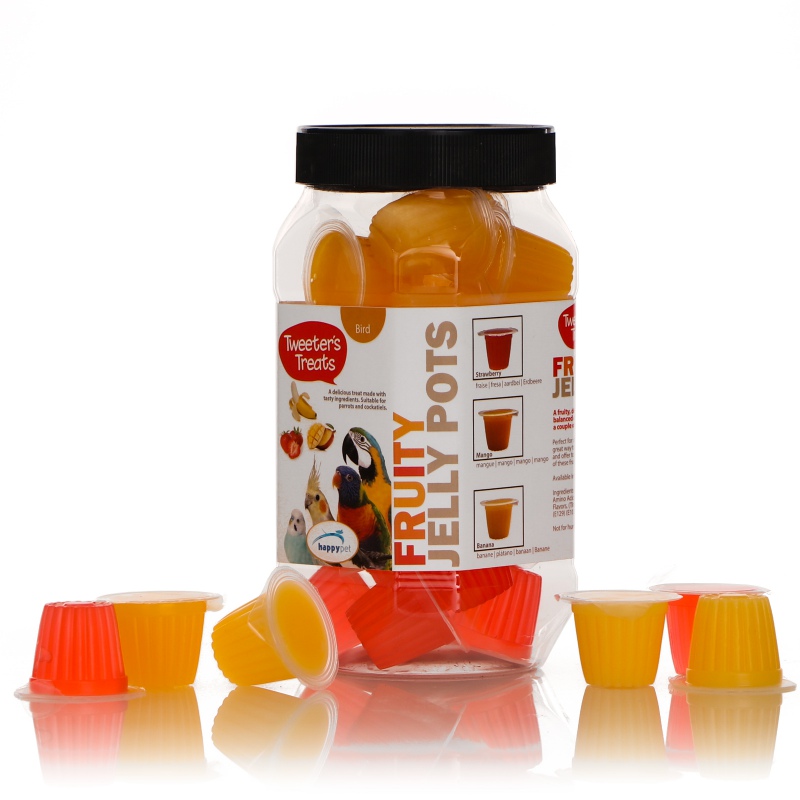 HappyPet Tweeter's Treats - Fruity Jelly Pots