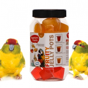 HappyPet Tweeter's Treats Fruity Jelly Pots 27 sztuk - mix smaków