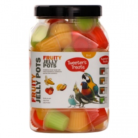 HappyPet Tweeter's Treats Fruity Jelly Pots 60 sztuk