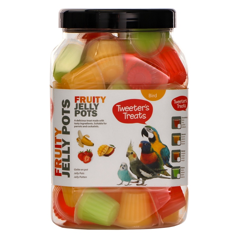 HappyPet Tweeter's Treats Fruity Jelly Pots