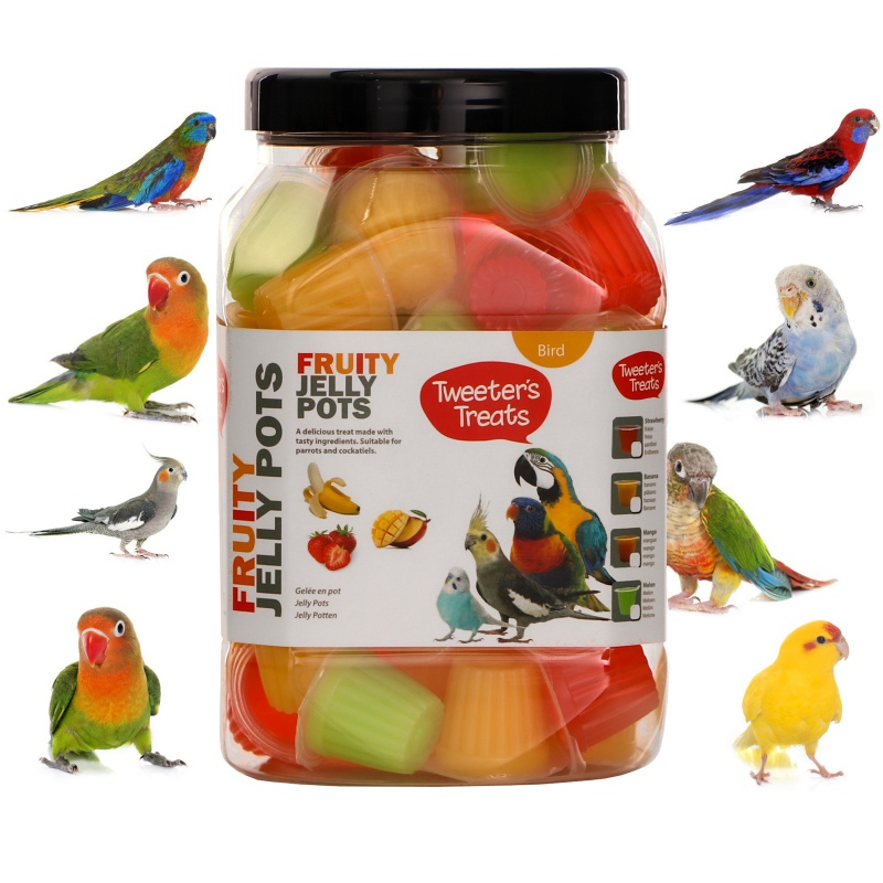 HappyPet Tweeter's Treats Fruity Jelly Pots