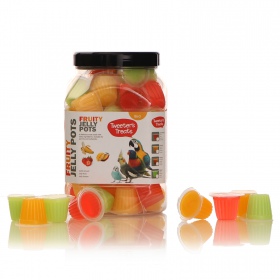 HappyPet Fruity Jelly Pots voor papegaaien