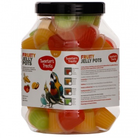 HappyPet Tweeter's Treats Fruity Jelly Pots 60 sztuk