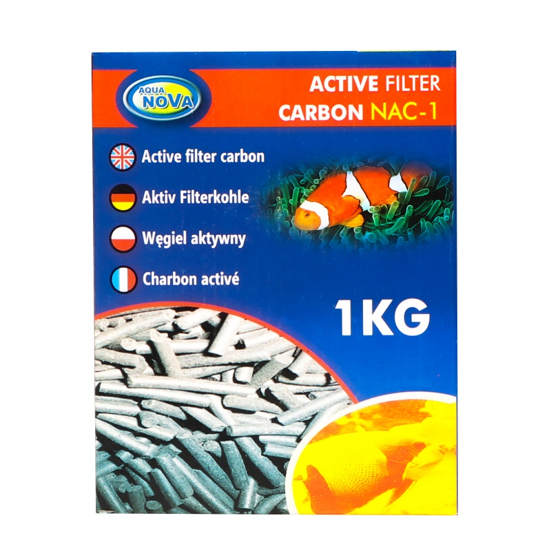 Aktívne uhlie Aqua Nova NAC-1 1kg