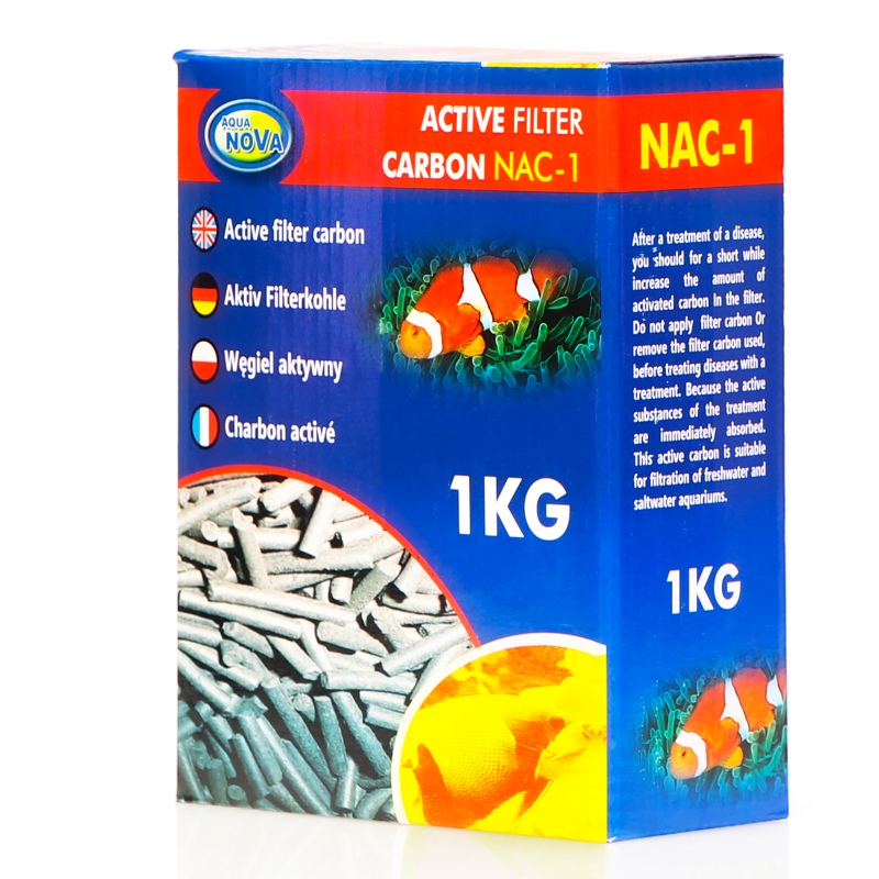 Aktívne uhlie Aqua Nova NAC-1 1kg