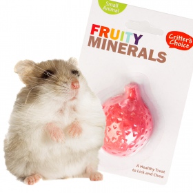 HappyPet Fruity Minerals - strawberry cube