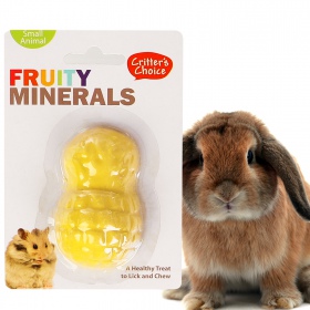 HappyPet Fruity Minerals 30g - kostka wapienna ananasowa