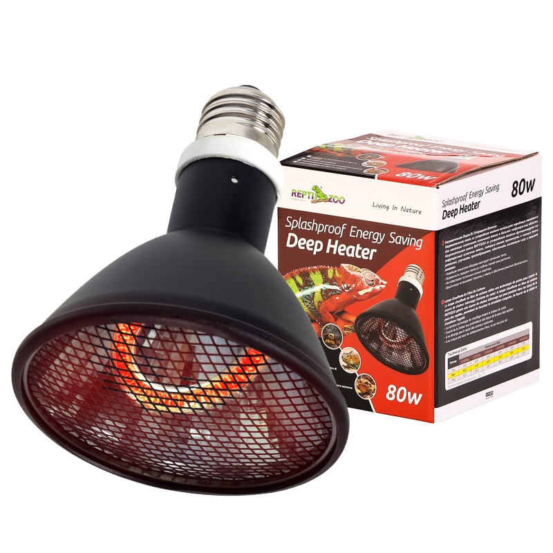 Repti-Zoo Deep Heater 80W - Energy for Reptiles