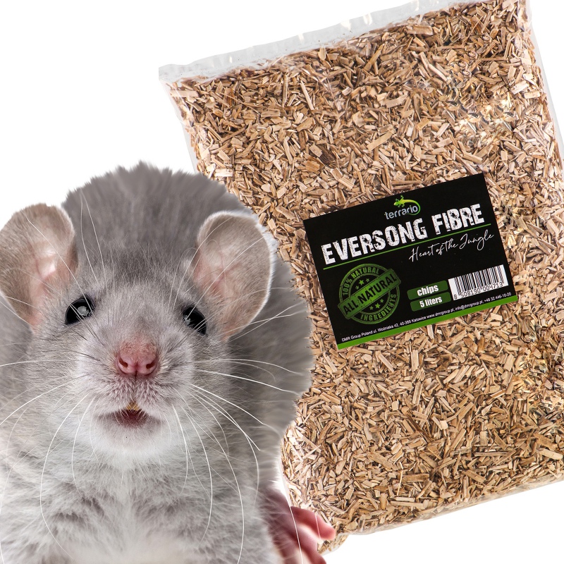 Terrario Eversong Fibre Chips 5l - zrębki z słomy konopnej