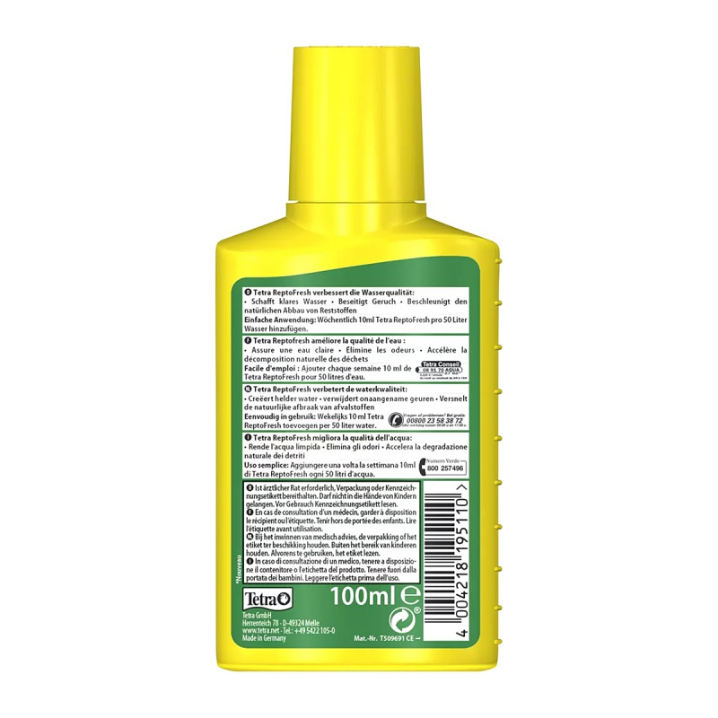 Tetra ReptoFresh 100ml - Vízi hüllők vízkezelő