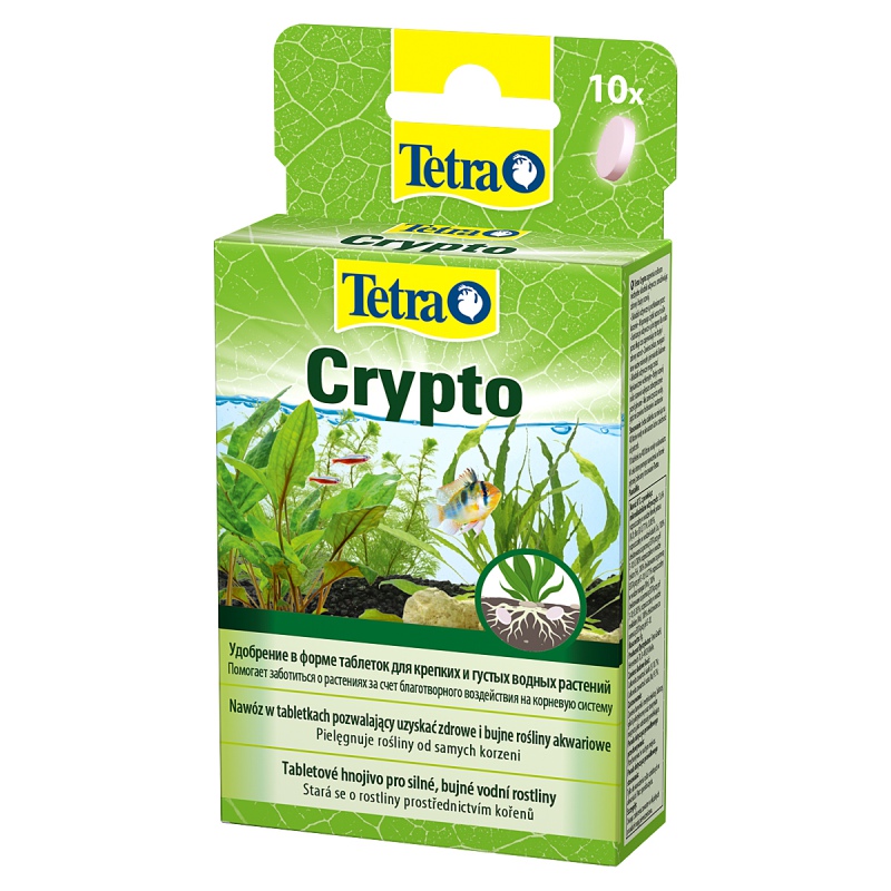 Tetra Crypto 10 - fertilizante en tabletas