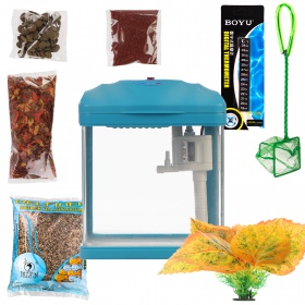 SUNSUN Pika-Pika AquaKids Set - 3L Aquarium Blau